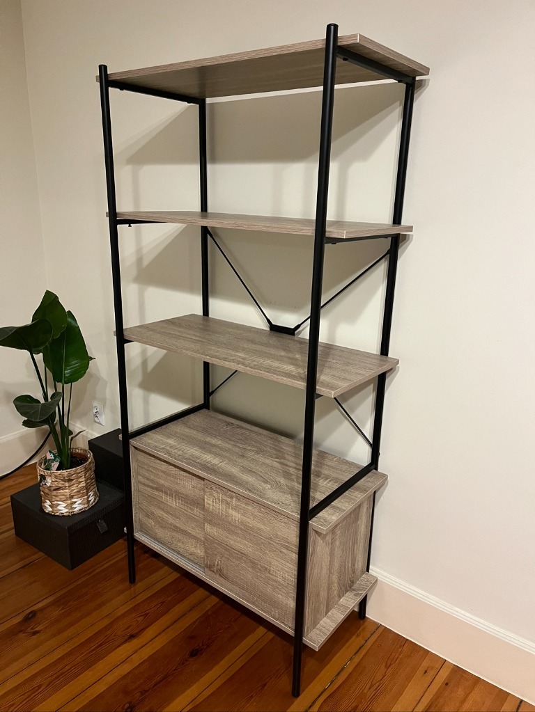 regał JYSK 3686301 kolor dąb Poznań Kup teraz na Allegro