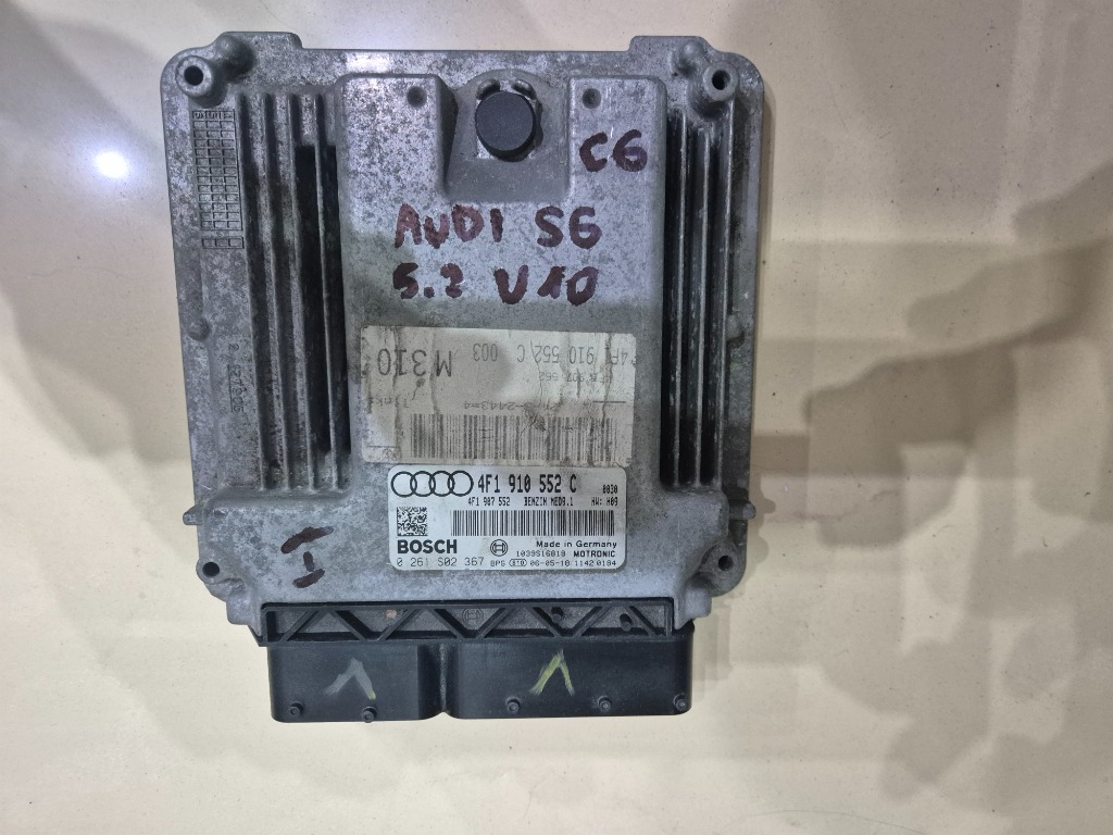 КОМП'ЮТЕР БЛОК КЕРУВАННЯ ДВИГУНА AUDI S6 C6 5.2 V10 4F1910552C 