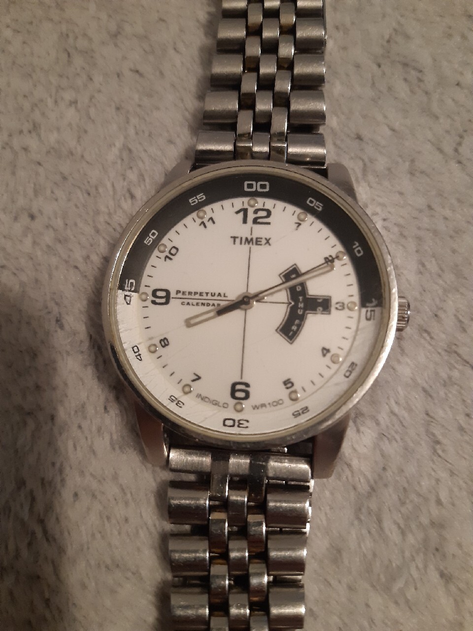 Timex Indiglo Perpetual Calendar WR100M Zielona Góra Licytacja na