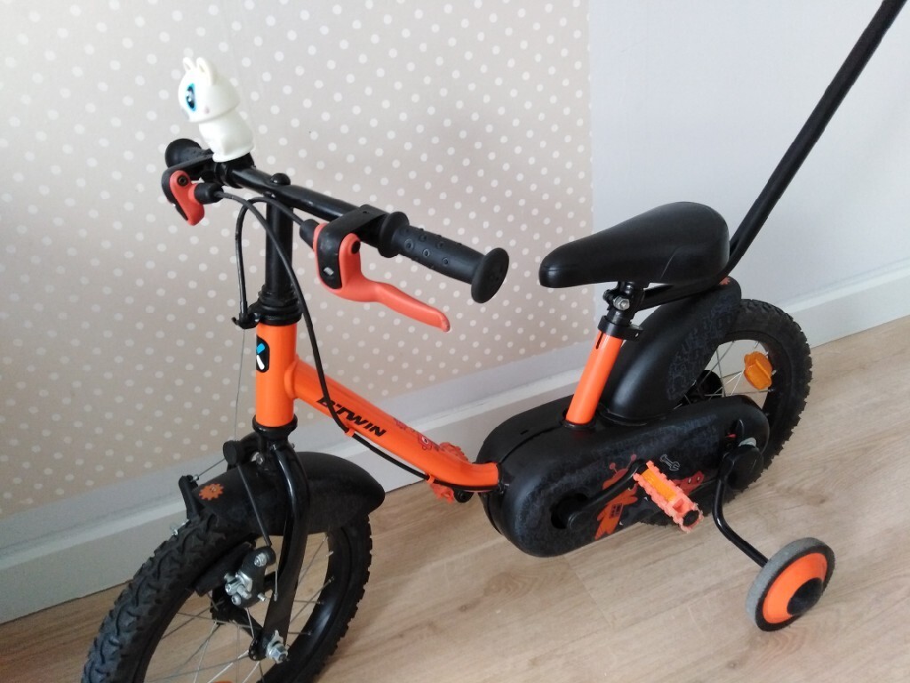 B twin 14 cali kółka boczne z decathlon rower Poznań Ogłoszenie na