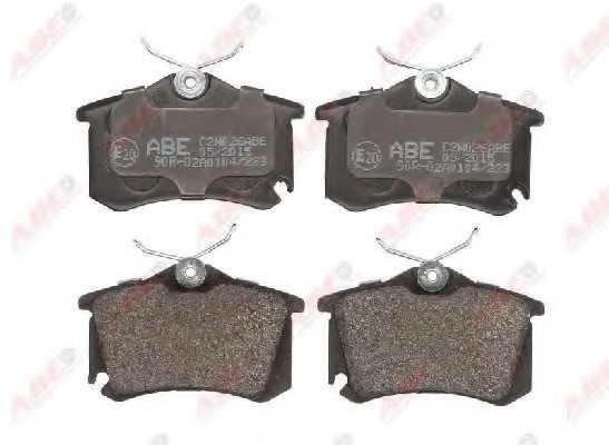 КОЛОДКИ ГАЛЬМІВНЕ ABE C2W026ABE ЗАД SEAT VW 