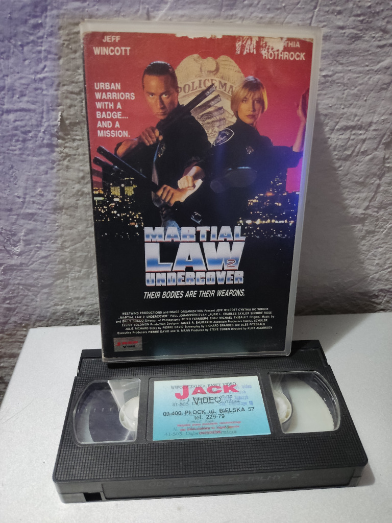 ODDZIAŁ POZA PRAWEM 2 # CYNTHIA ROTHROCK / JEFF WINCOTT# kaseta VHS ...