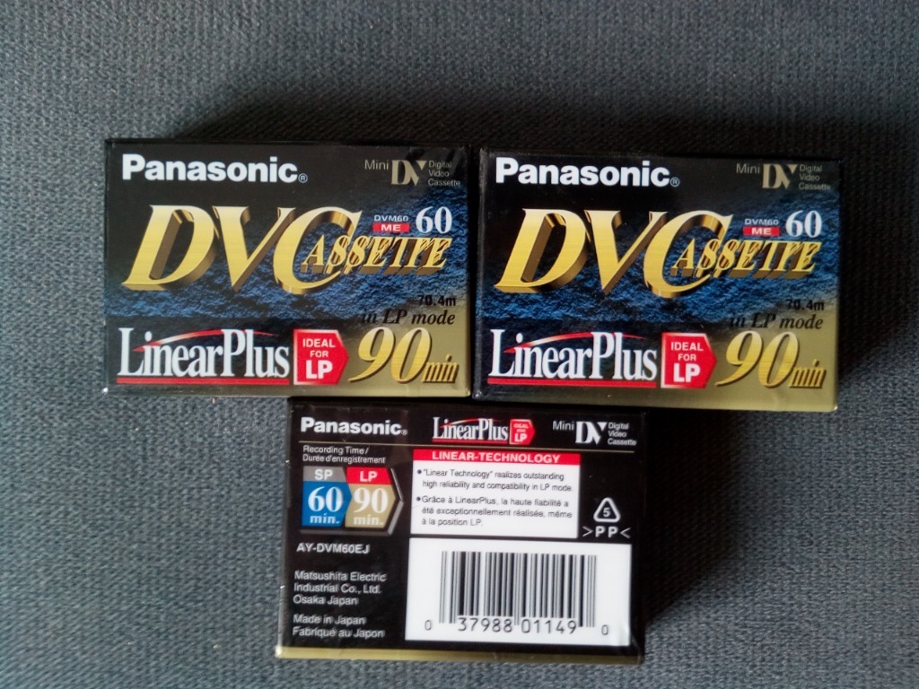 Panasonic DVC Mini DV 60 LP90 min AYDVM60EJ Kąty Wrocławskie Kup teraz na Allegro Lokalnie