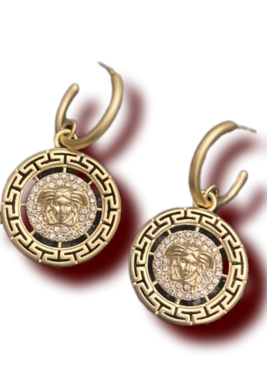 Kolczyki Versace Medusa Crystal earrings | Chojnów | Kup teraz na Allegro  Lokalnie