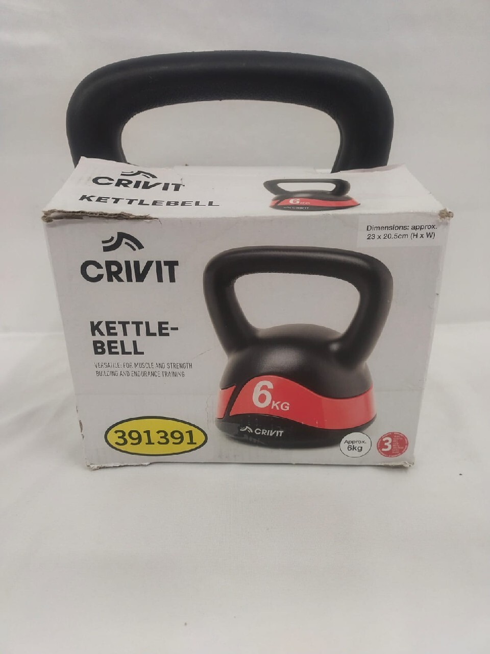 Crivit 6kg kettlebell sale