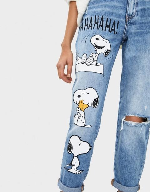 Bershka jeans shop snoopy