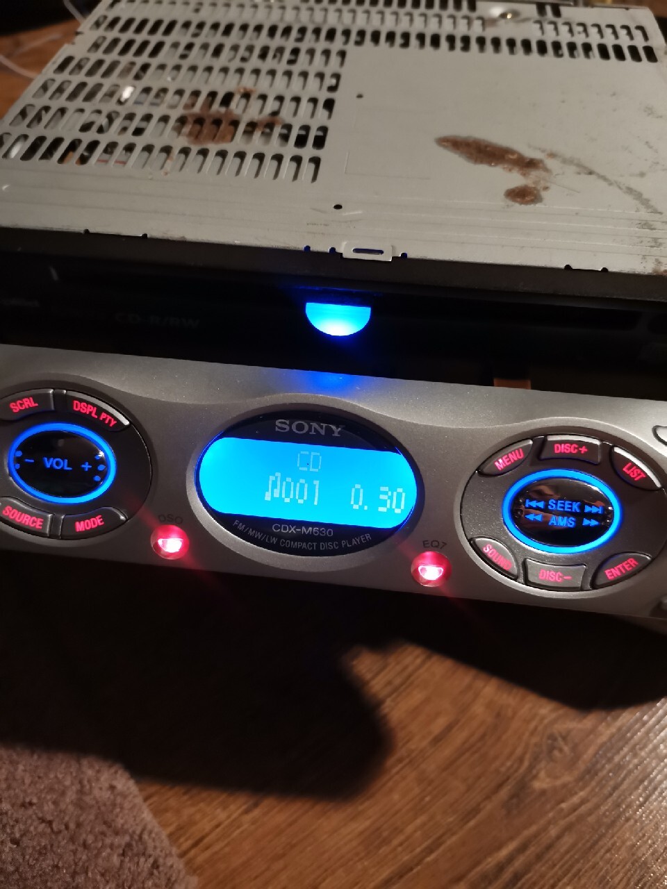 Radio Sony CDXM630 do napraw lub na części Szczytno Kup teraz na