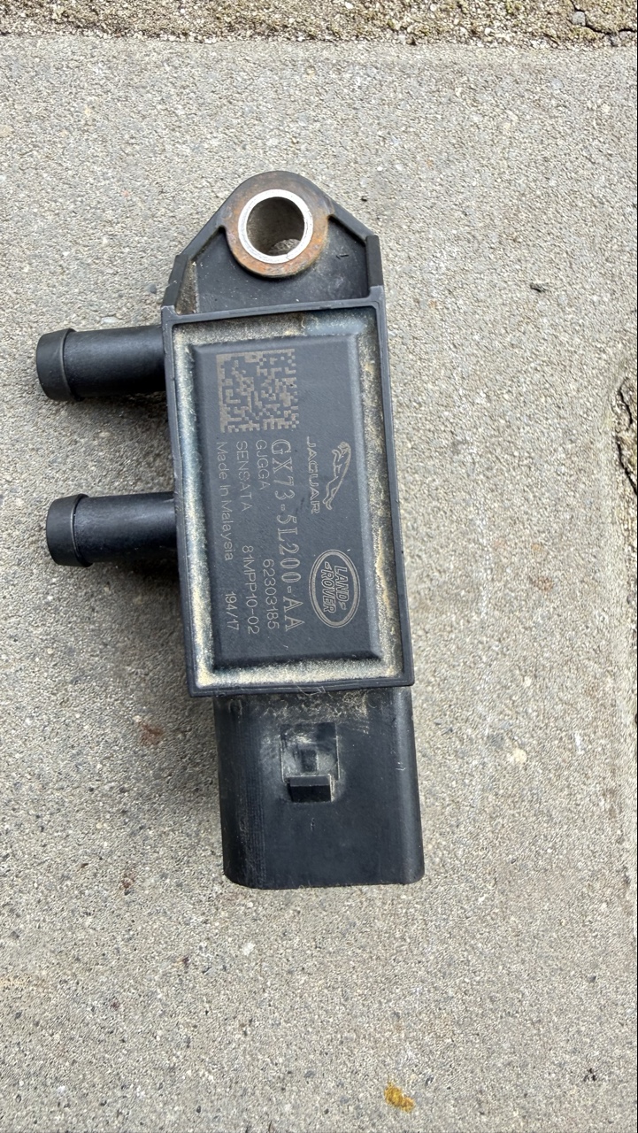 ДАТЧИК ТИСКУ ВИХЛОПНИХ ГАЗІВ DPF САЖОВИЙ JAGUAR LAND ROVER GX73-5L200-AA ОРИГІНАЛ 