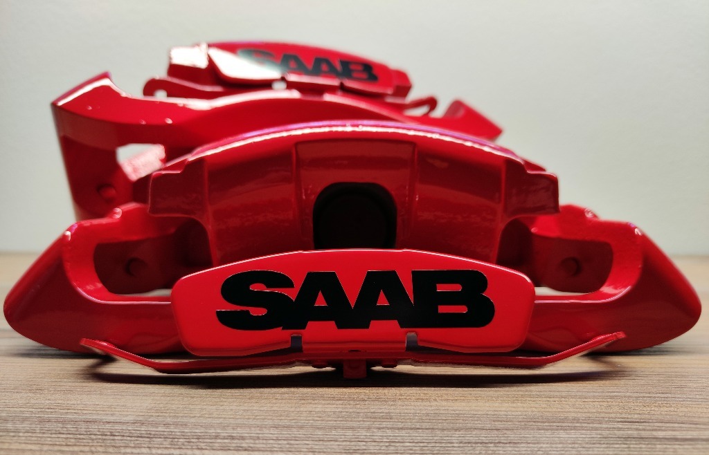 GÉNERIC 4 Pièces Auto Cache Moyeux, Pour Saab 03-10 BJ SCS 9-3 9-5 9-2x 9-5x 56mm 60mm 65mm 68mm Centre De Jante Capuchons,56mm-Black-Saab