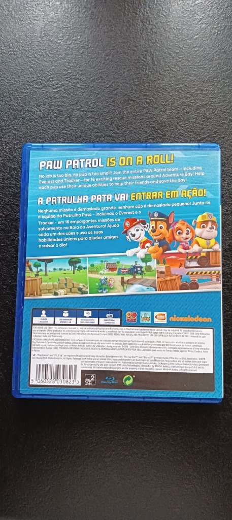 Patrulha Pata On a Roll - Jogo PS4 - Sony