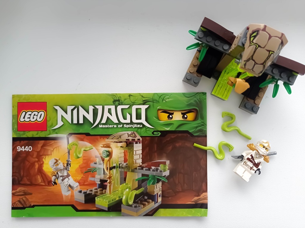 LEGO 9440 Ninjago - Świątynia Venomari. Komplet | Warszawa | Licytacja ...