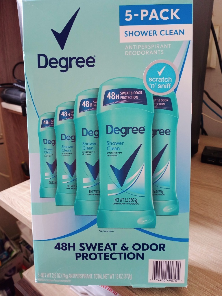 ANTYPERSPIRANT DEGREE WOMAN SHOWER CLEAN74g 5PACK Mielec Kup teraz