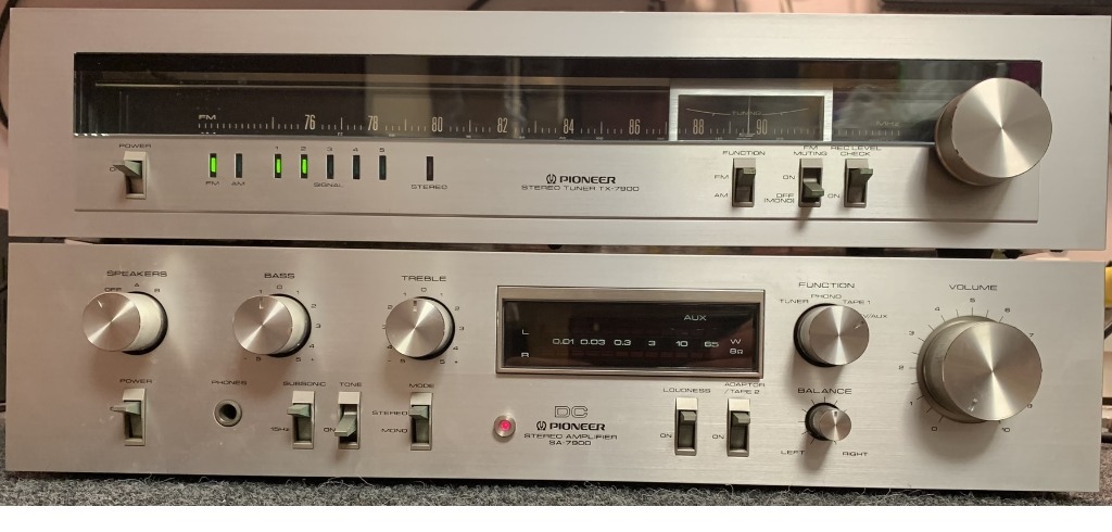 Zestaw Pioneer SA-7900 + TX-7900 na napięcie 100V | Łódź | Licytacja na ...