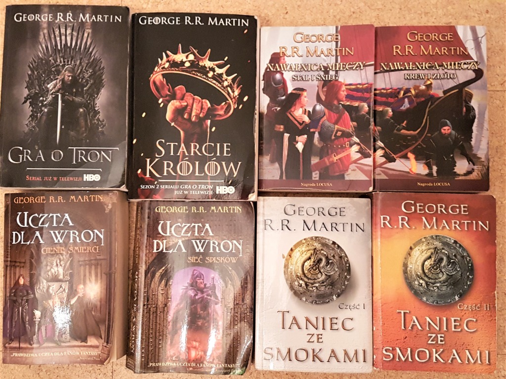 Gra O Tron Zestaw Komplet Cala Saga X 10 Martin 394 99 Zl Allegro Pl Raty 0 Darmowa Dostawa Ze Smart Oborniki Stan Nowy Id Oferty 8107916978