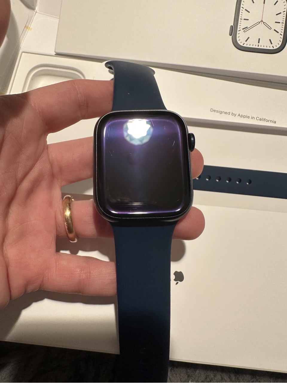 Apple iWatch 7 series 45mm Midnight blue | Warszawa | Kup teraz na ...