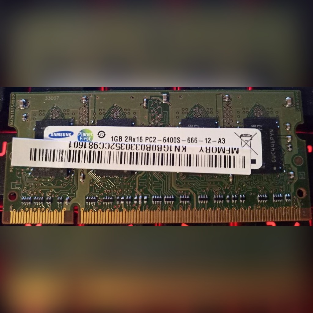 Pamiec Ddr2 1gb Samsung 2rx16 Pc2 6400s 666 12 A3 Kup Teraz Za 10 00 Zl Poznan Allegro Lokalnie