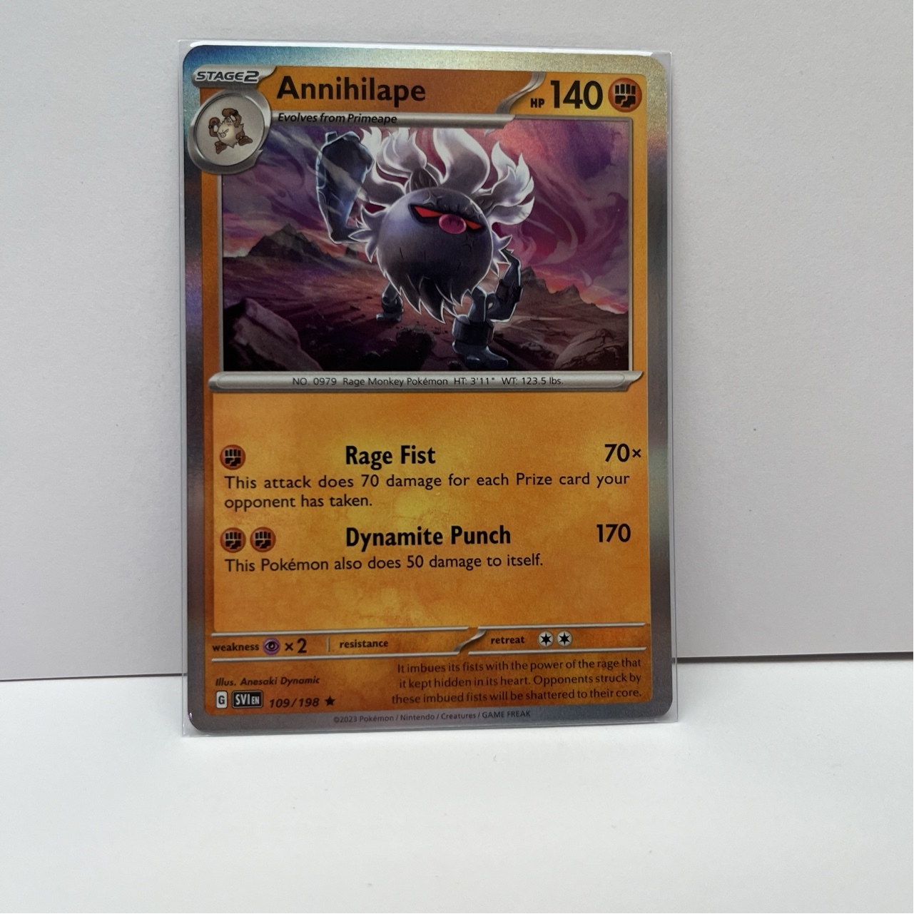 Karta Pokemon TCG Annihilape HOLO Scarlet & Violet | Gliwice | Kup teraz na  Allegro Lokalnie