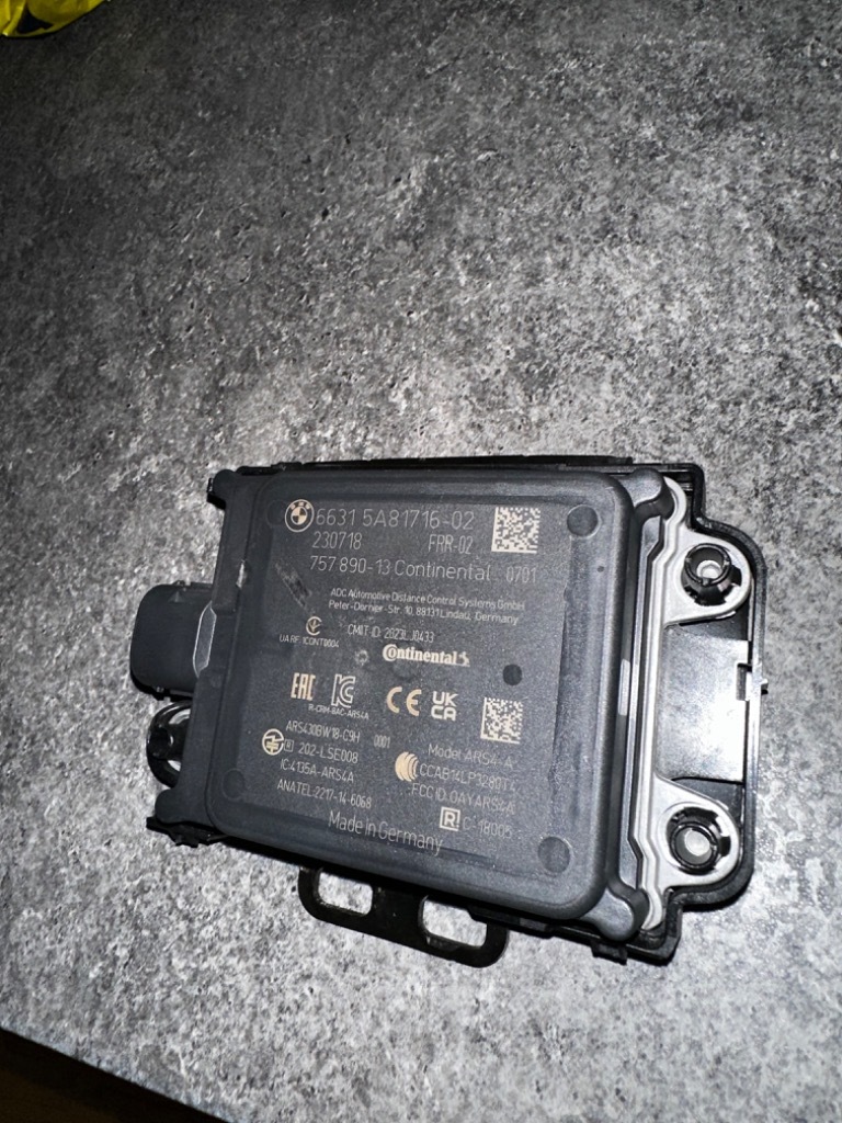 RADAR ACC SENSOR BMW G22 G23 G26 5A81716 Stargard Ogłoszenie na