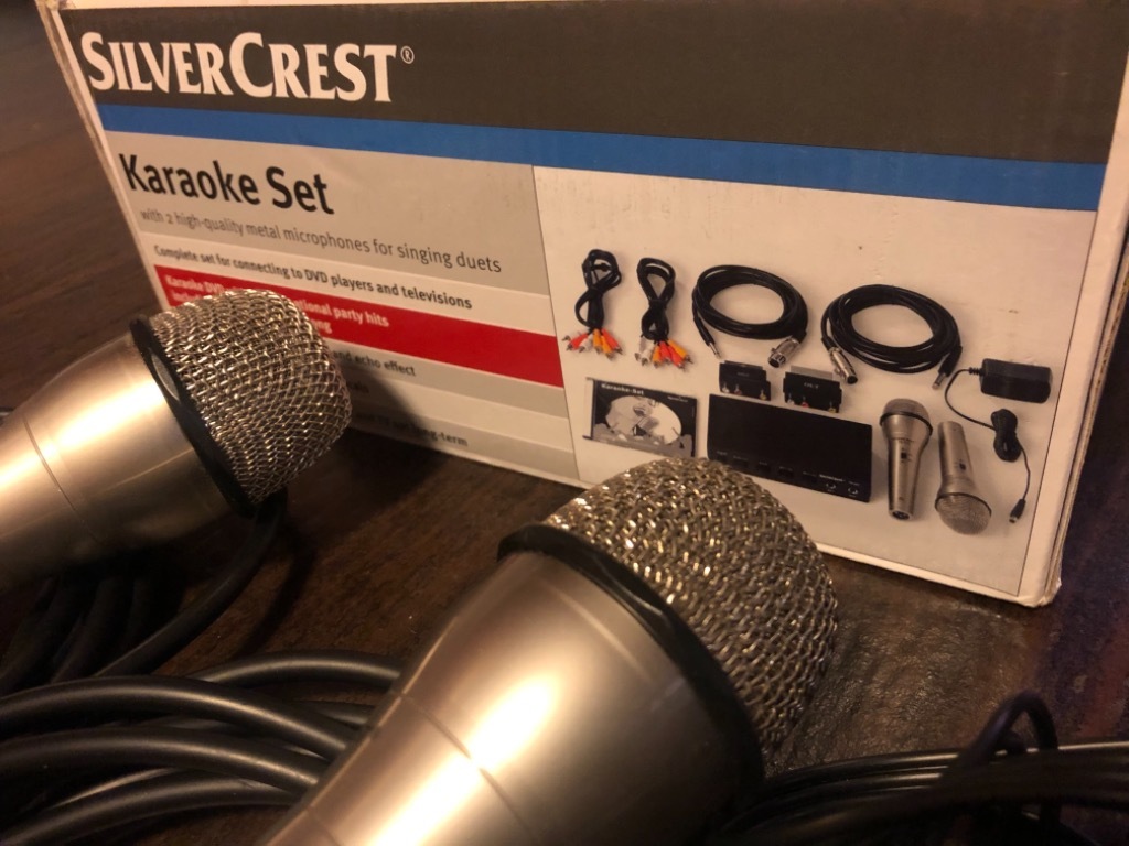 SilverCrest KARAOKE SET zestaw MIKROFON jak NOWY Goświnowice Kup