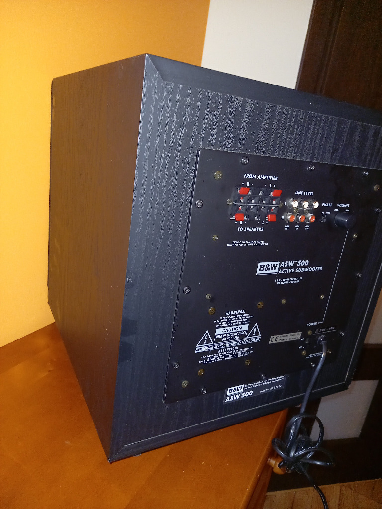 subwoofer B&W ASW 500 Warszawa Kup teraz na Allegro Lokalnie