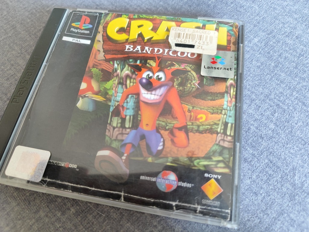 Crash Bandicoot 1 PS1 oryginalna Warszawa Licytacja na Allegro