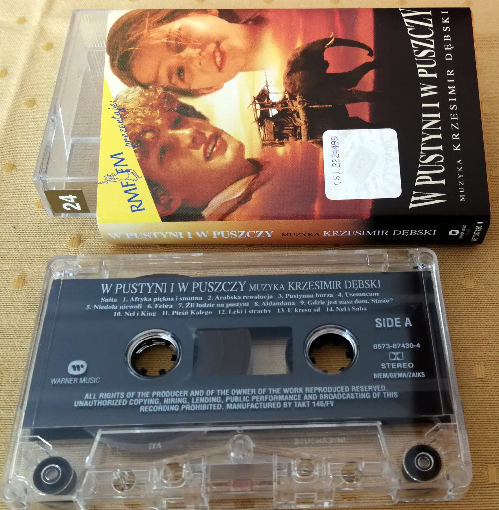 MC24Z. Muzyka z filmu W PUSTYNI i W PUSZCZY Dębski Sanok Kup teraz