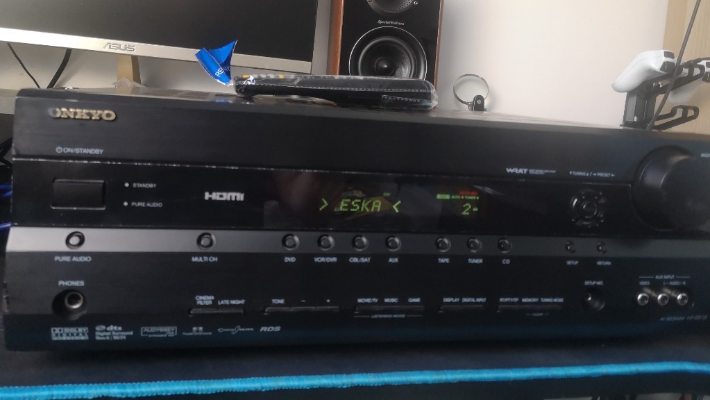 Amplituner ONKYO HTR518 5.1 HDMI PassThru Wrocław Kup teraz na