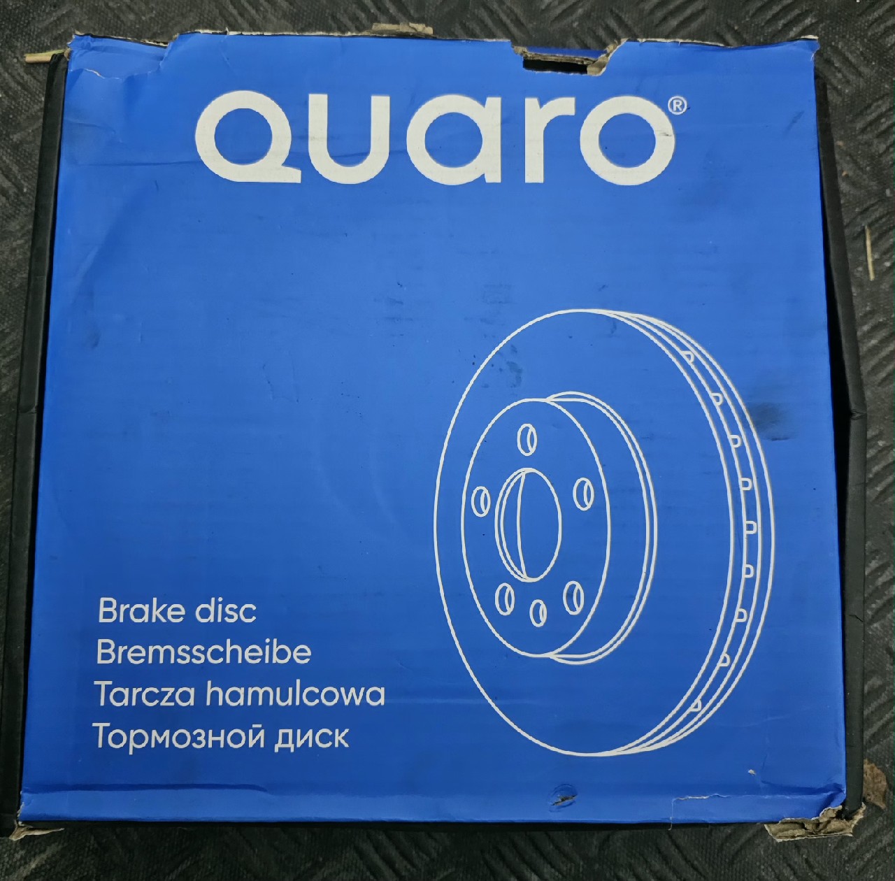 ДИСКИ ГАЛЬМІВНЕ QUARO QD9382 