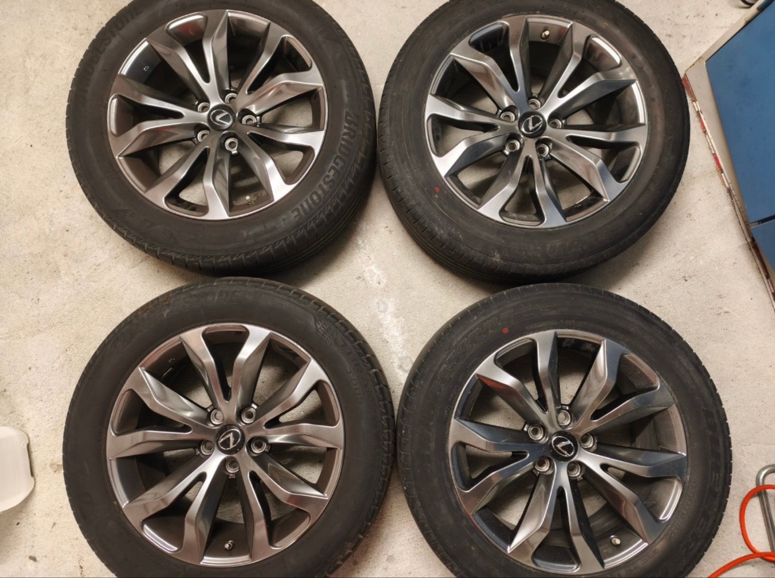 LEXUS NX200T NX300 NX300H ДИСКИ 18X7,5 ET39 5X114,3 ОРИГІНАЛ 18 ДЮЙМИ 