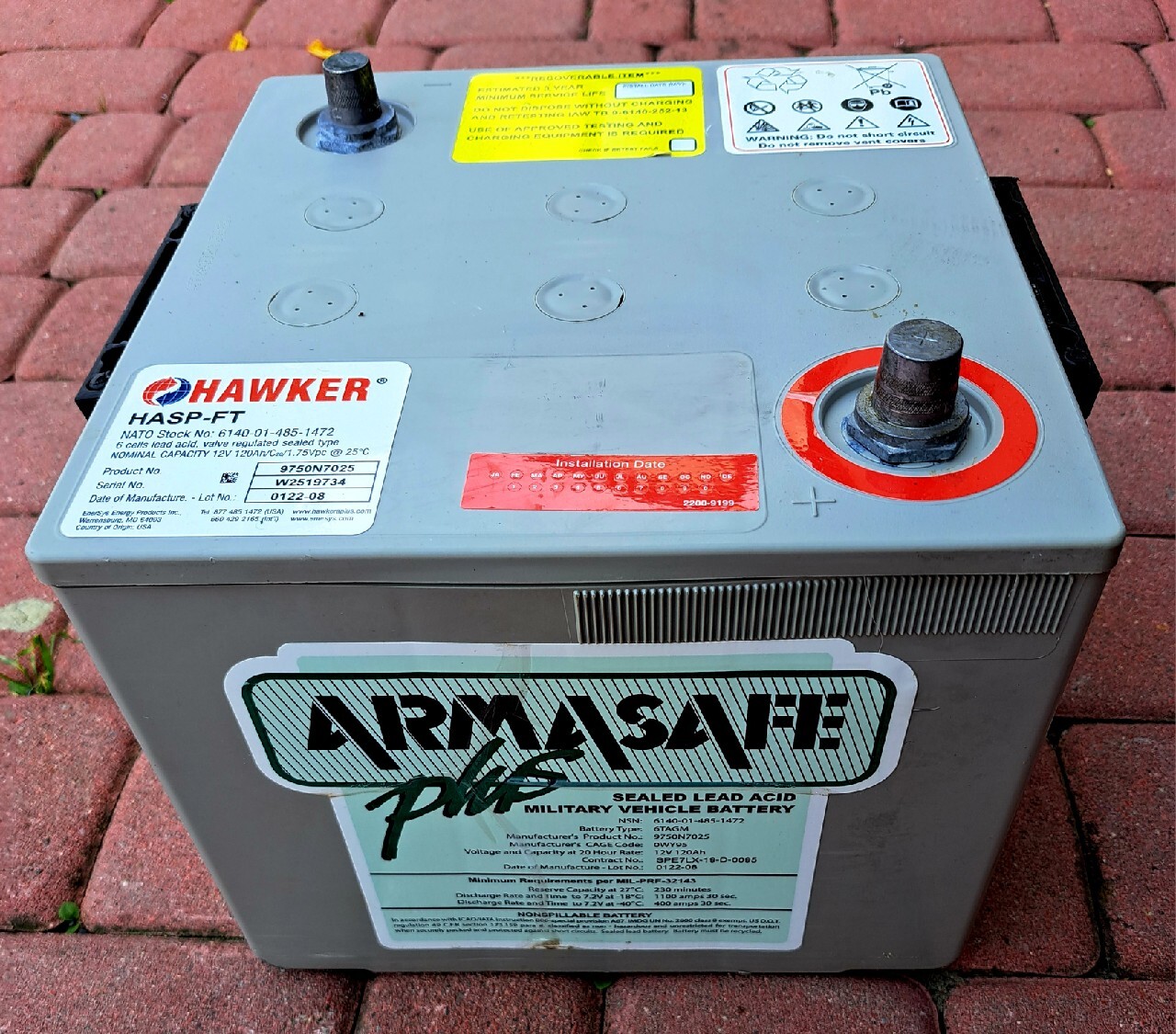 Akumulator Hawker HASPFT 12V 120Ah 1100A AGM. Nowa Dęba Ogłoszenie