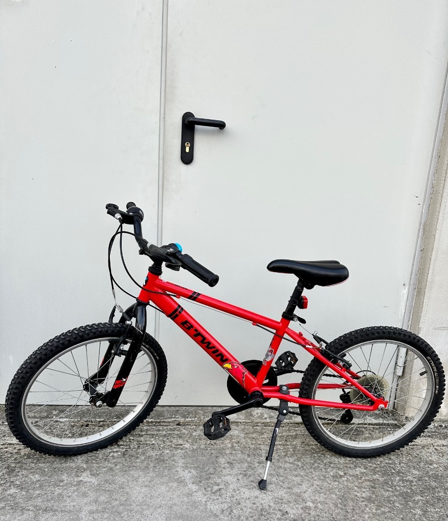 Rower 20" BTWIN z decathlon czerwony Warszawa Kup teraz na Allegro