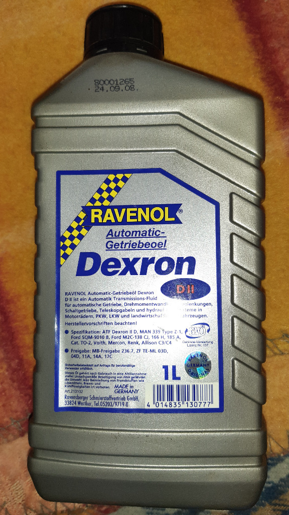 Ravenol atf dexron dii