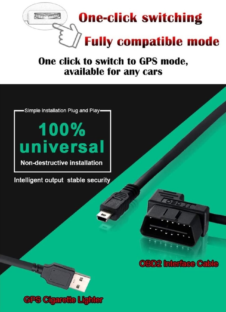 Zdjęcie oferty: GOFORJUMP HUD wyświetlacz głowicy OBD2 +GPS M7
