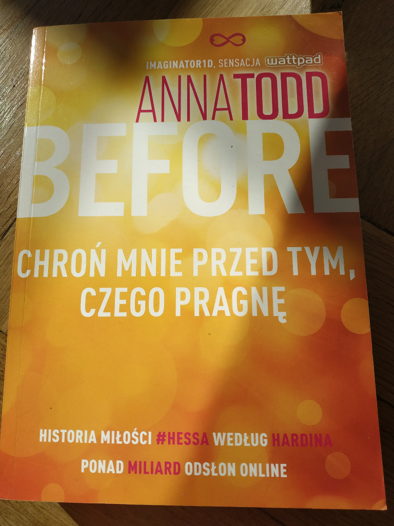 Anna Todd 1 Before Chron Mnie Przed Tym