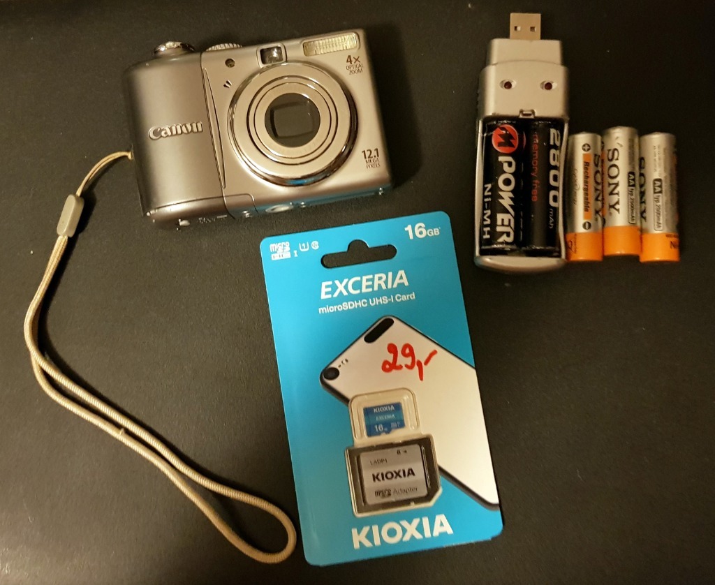 Canon PowerShot A1100 ISkarta 16GB i akumulatory! Bydgoszcz Kup
