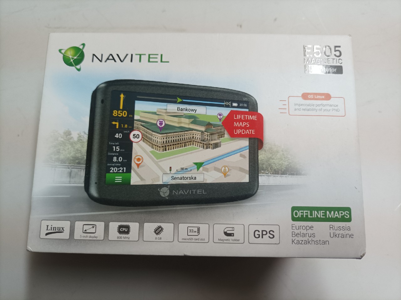 НАВІГАЦІЯ АВТОМОБІЛЬНА NAVITEL E505 