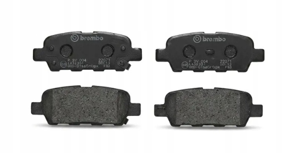 КОЛОДКИ ГАЛЬМІВНЕ ЗАД BREMBO P 56 046 INFINITI NISSAN 