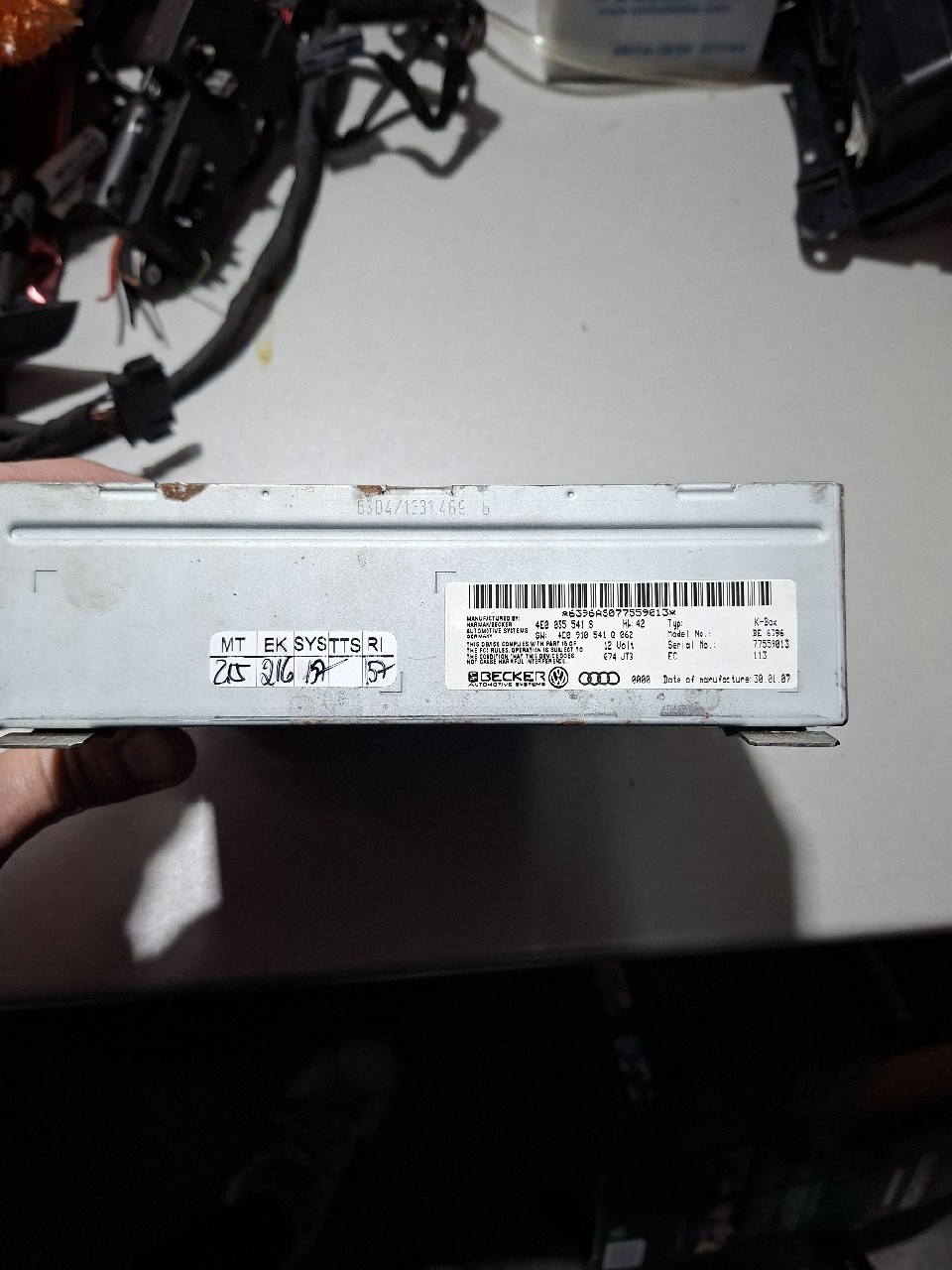 ТЮНЕР РАДІО AUDI A4 B8 4E0035541S + УПРАВЛІННЯ GLOSEM 