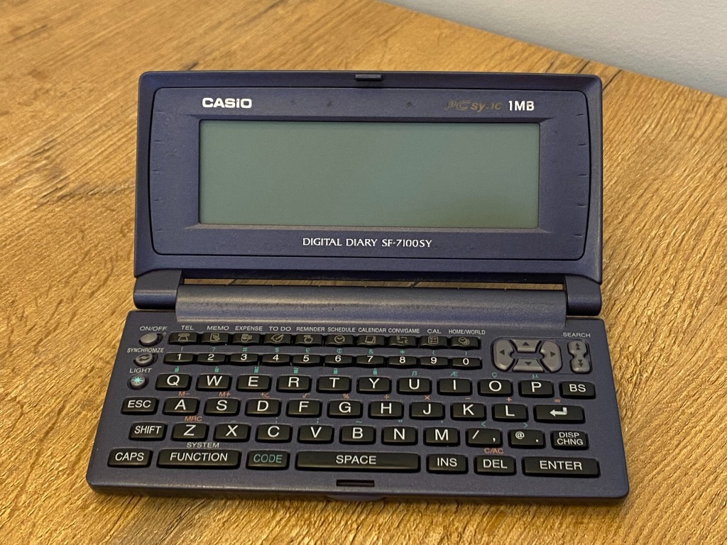Organizer CASIO Digital Diary SF7100 SY Lubin Licytacja na Allegro