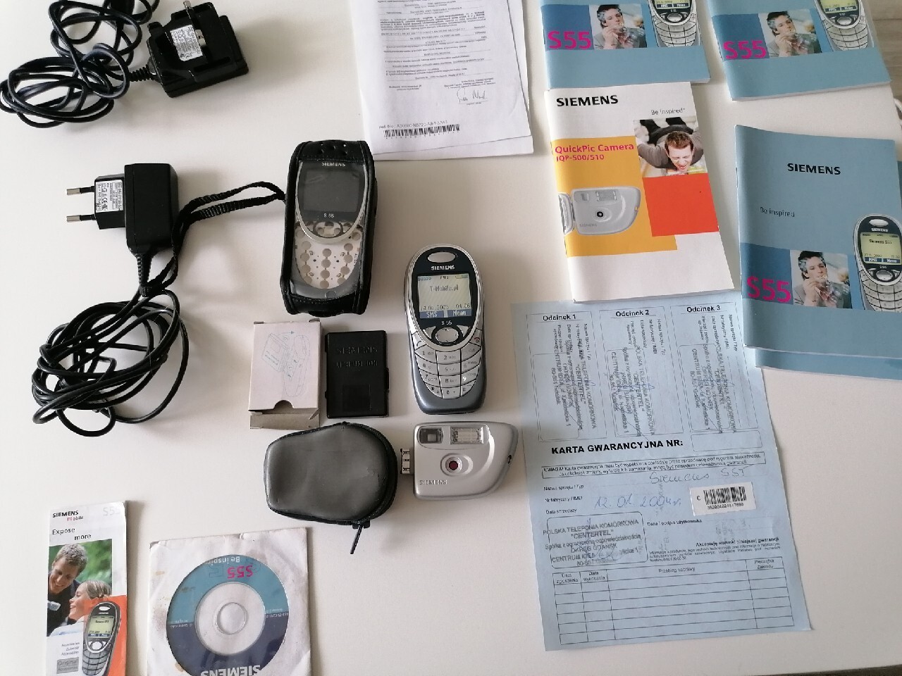 SIEMENS S55 KOMPLET PUDEŁKO APARAT | Wrocław | Kup teraz na Allegro ...