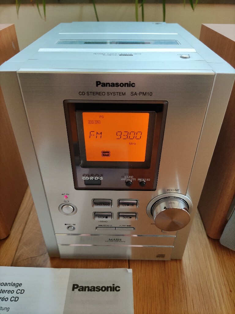 Mini wieża Panasonic SA-PM10 CD kaset lab2x 30w | Katowice | Kup teraz ...