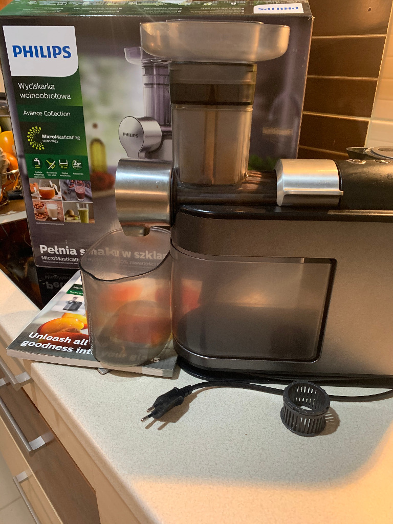 Wyciskarka wolnoobrotowa Philips HR1947/30 Avance Białystok Kup