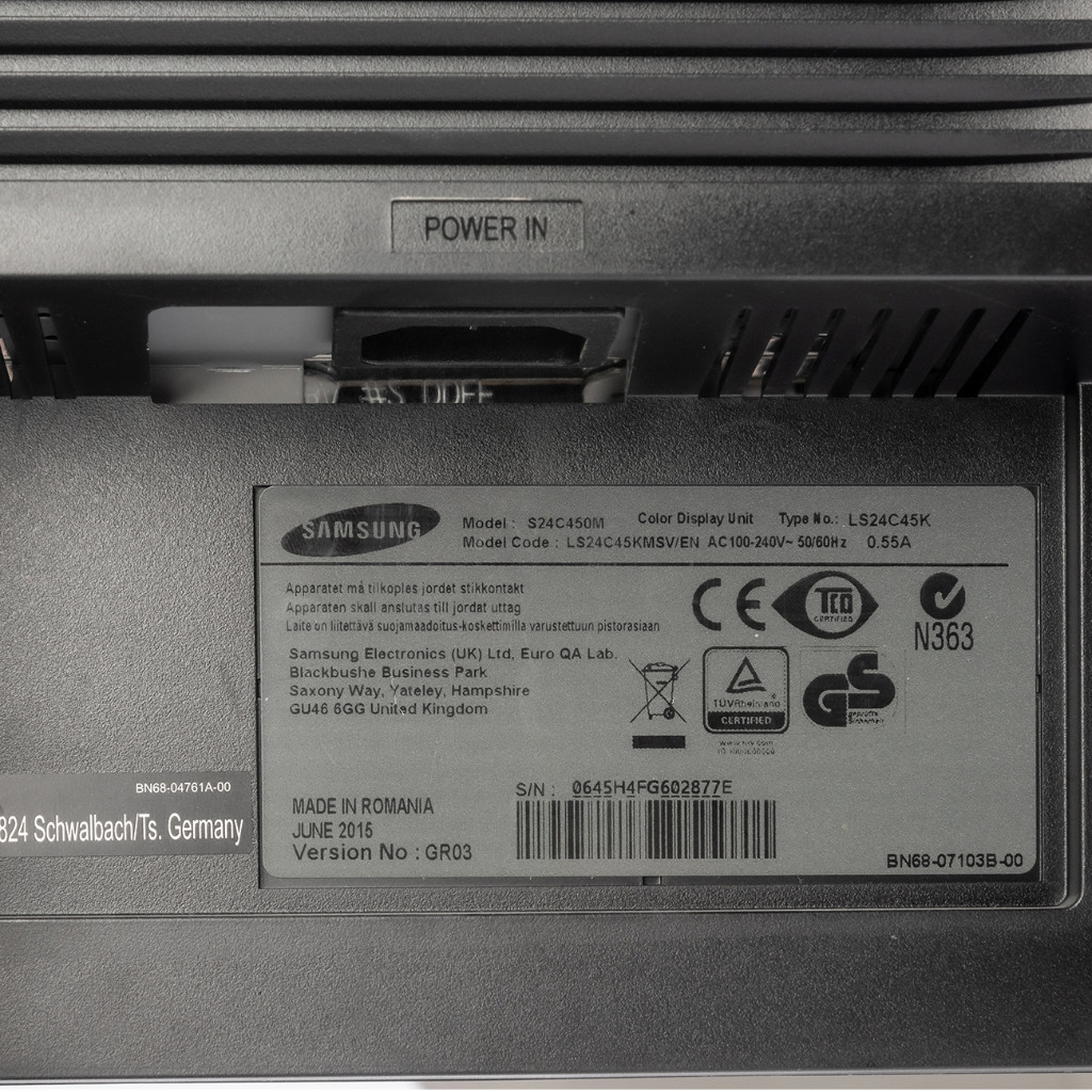 Monitor Samsung S24C450 24" FullHD 1080p DVI VGA Kościan Kup teraz