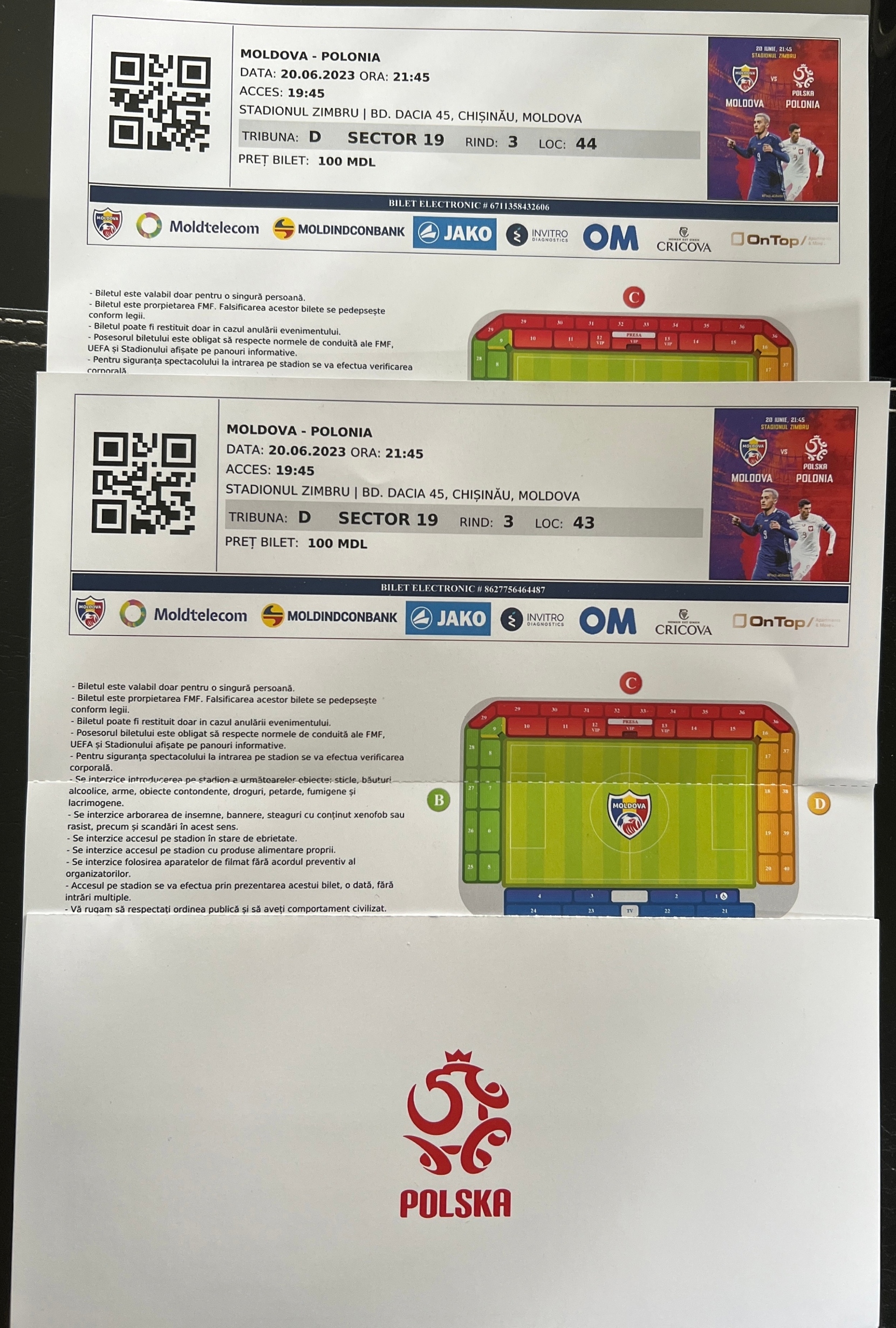 Bilety Mołdawia Polska Bytom Ogłoszenie na Allegro Lokalnie