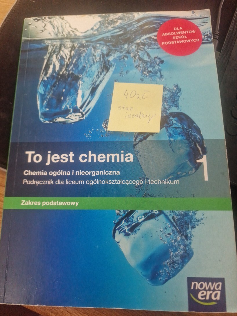 To Jest Chemia 1 Podręcznik Podr "To jest chemia" 1 zakres podstawowy | Chojniczki | Kup teraz na