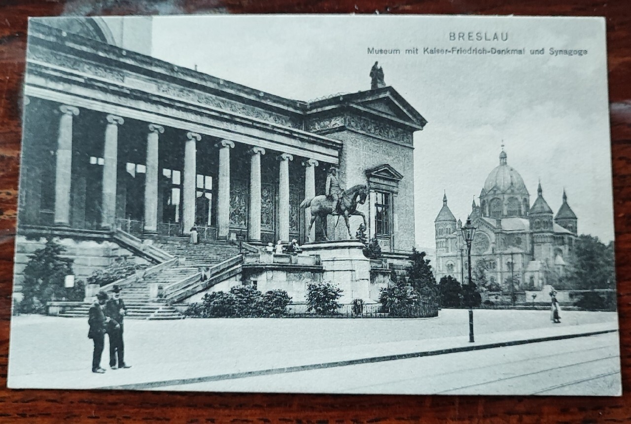 Breslau Museum Kaiser Friedrich Denkmal Synagoge Wrocław Kup teraz