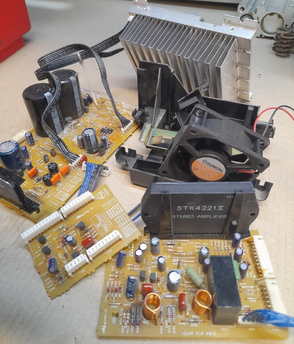 Wzmacniacz STK4221 II zasilacz i transformator | Nowa Grabownica | Kup ...