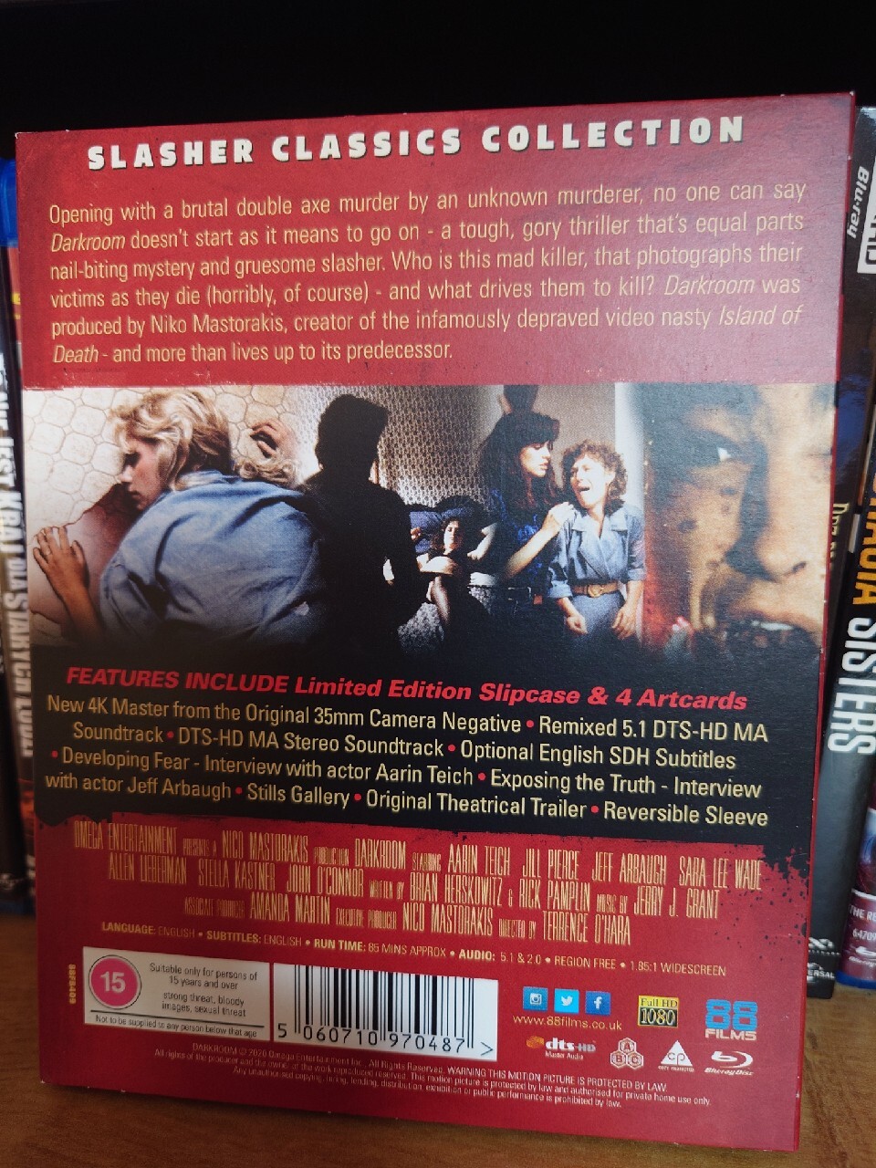 Darkroom 88 films slasher classics collection Grudziądz Kup teraz