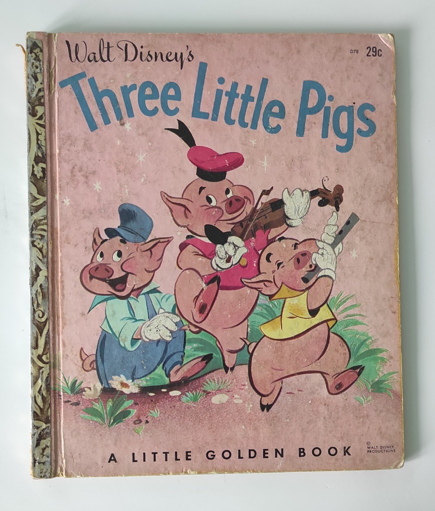 Three Little Pigs Little Golden Book 1948r. Ożarów Mazowiecki Kup