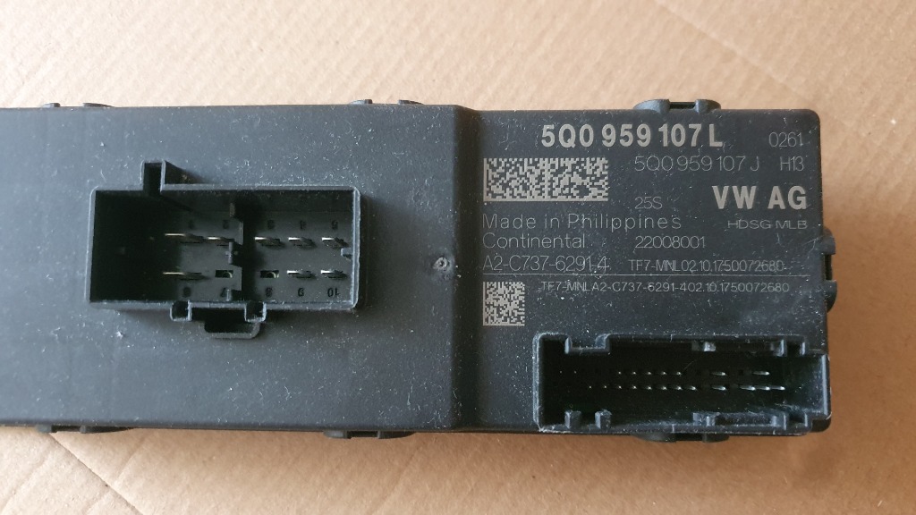VW AUDI SKODA SUPERB3 TIGUAN МОДУЛЬ КРИШКИ БАГАЖНИКА БАГАЖНИКА 5Q0959107L 